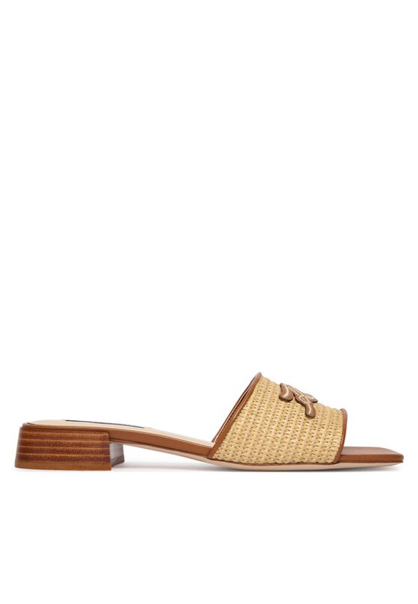 Karl Lagerfeld - KARL LAGERFELD Klapki Petalo II KL80700A Beżowy. Kolor: beżowy. Materiał: materiał