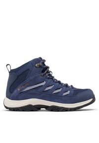 columbia - Columbia Trekkingi Crestwood Mid Waterproof 2099861 Niebieski. Kolor: niebieski. Materiał: materiał #1