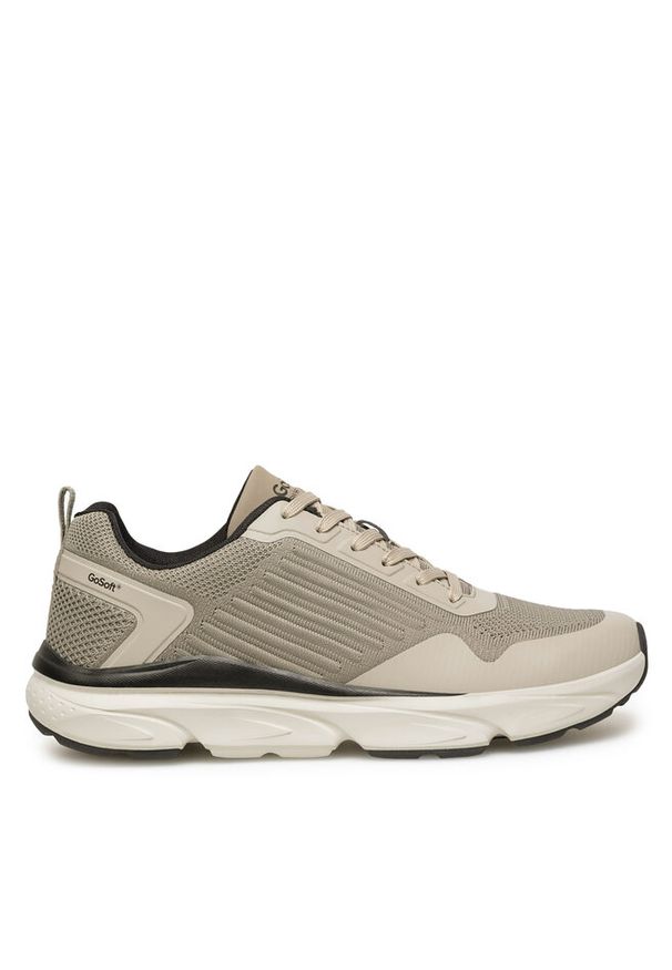 Sneakersy Go Soft. Kolor: beżowy
