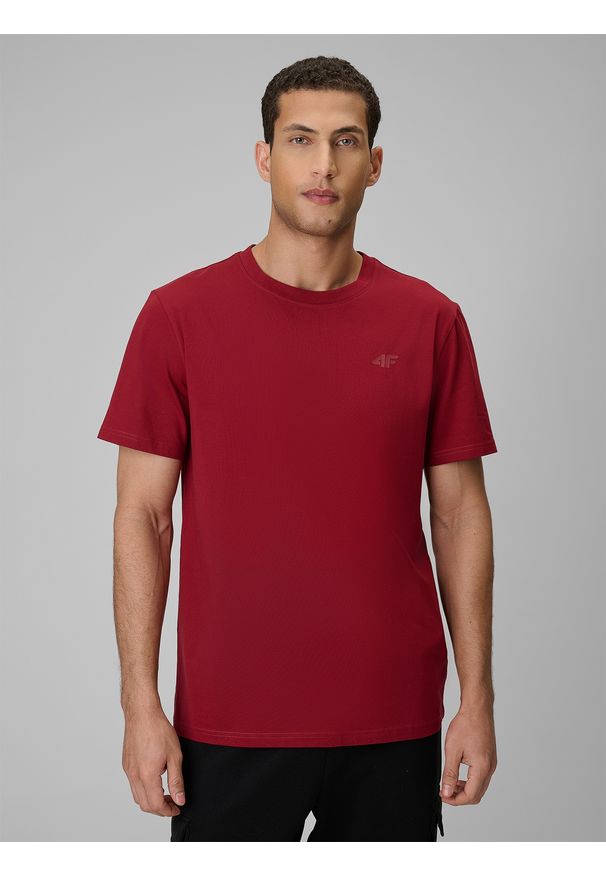 4f - 4F T-shirt regular gładki męski (2-pack) - multikolor XXL. Okazja: na co dzień. Kolor: wielokolorowy. Materiał: materiał. Wzór: gładki. Styl: klasyczny, casual