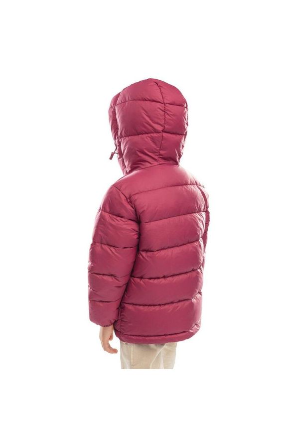SIROKO - Chłopięca kurtka puchowa Lifestyle Siroko Berry. Kolor: brązowy. Materiał: puch