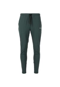 VIRTUS - Spodnie do biegania Virtus Alonso Hyperstretch. Kolor: zielony. Sport: fitness