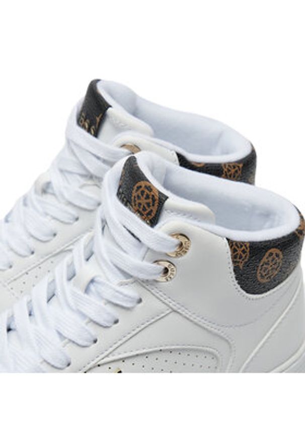 Guess Sneakersy Daiszey FLTDSZ FAL12 Biały. Kolor: biały. Materiał: skóra