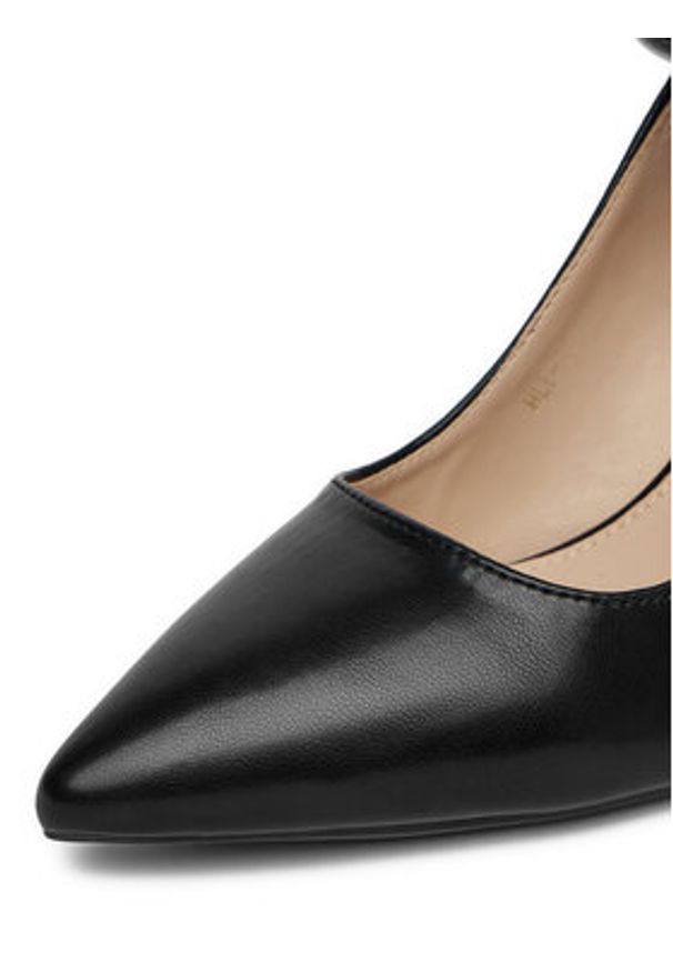 DeeZee Czółenka HLL-31 Czarny. Kolor: czarny. Materiał: materiał