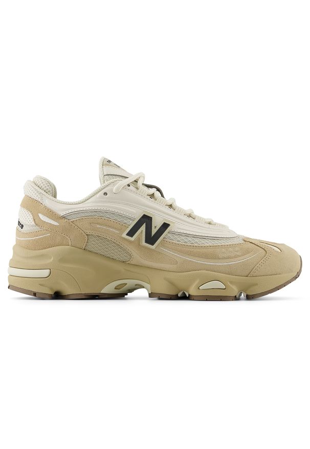 Buty unisex New Balance M1000PSP – beżowe. Okazja: na spacer, na co dzień. Kolor: beżowy. Materiał: dresówka. Szerokość cholewki: normalna. Sezon: lato. Sport: turystyka piesza