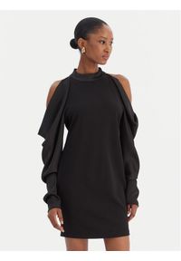 Rinascimento Sukienka koktajlowa CFC0126605003 Czarny Regular Fit. Kolor: czarny. Materiał: syntetyk. Styl: wizytowy #1