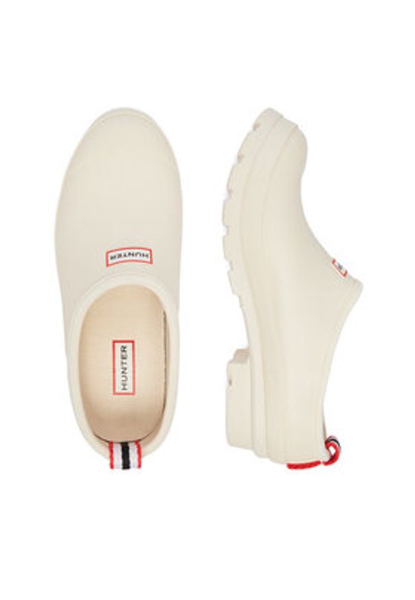 Hunter Kalosze CEO-SJY-ST Écru. Kolor: kremowy. Materiał: kauczuk