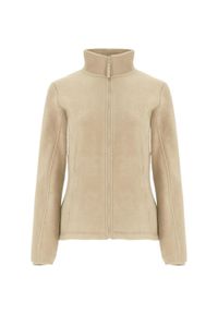 ROLY - Damska Bluza Polarowa Artic Z Pełnym Zamkiem Błyskawicznym. Kolor: beżowy. Materiał: polar. Sezon: zima. Sport: turystyka piesza #1