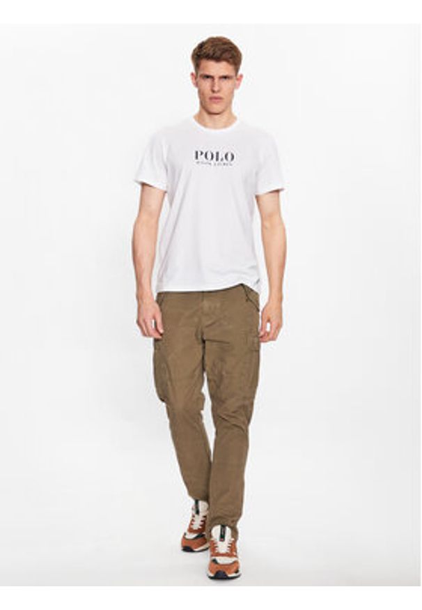 Polo Ralph Lauren T-Shirt 714899613005 Biały Regular Fit. Typ kołnierza: polo. Kolor: biały. Materiał: bawełna