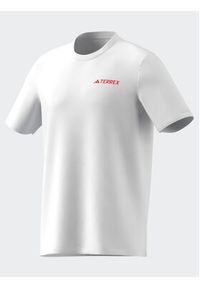 Adidas - adidas T-Shirt IL2636 Biały Regular Fit. Kolor: biały. Materiał: bawełna #7