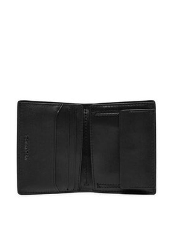 Calvin Klein Duży Portfel Męski Ck Sleek Bifold 7cc W/Coin K50K512694 Czarny. Kolor: czarny. Materiał: skóra