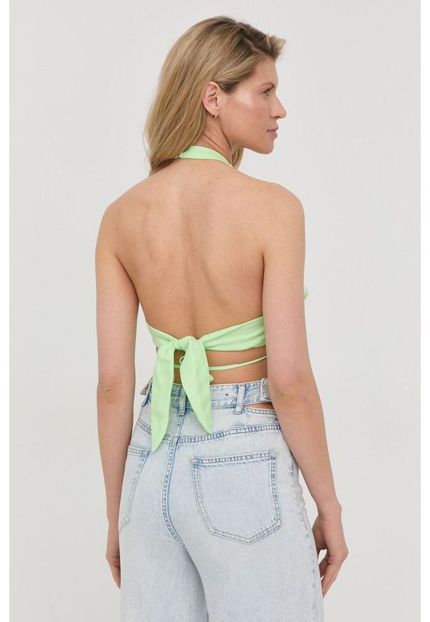 For Love & Lemons top damski kolor zielony. Kolor: zielony