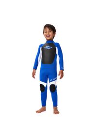 RIPCURL - Pianka do pływania dziecięca Rip Curl Groms Omega 3/2 Back Zip. Kolor: niebieski