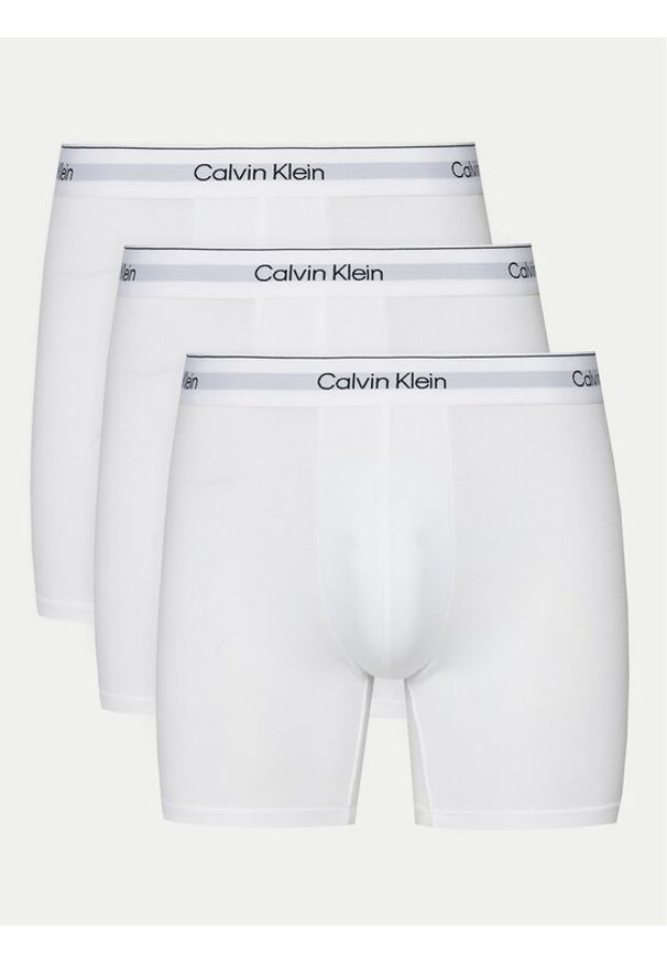 Calvin Klein Underwear Komplet 3 par bokserek 000NB3964A Biały. Kolor: biały. Materiał: bawełna