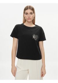 Liu Jo T-Shirt VA4156 JS923 Czarny Relaxed Fit. Kolor: czarny. Materiał: bawełna #1