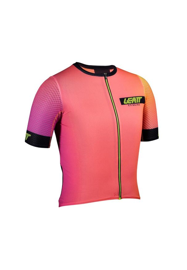 LEATT - Koszulka rowerowa damska Leatt Jersey MTB Endurance 6.0. Kolor: żółty. Materiał: jersey