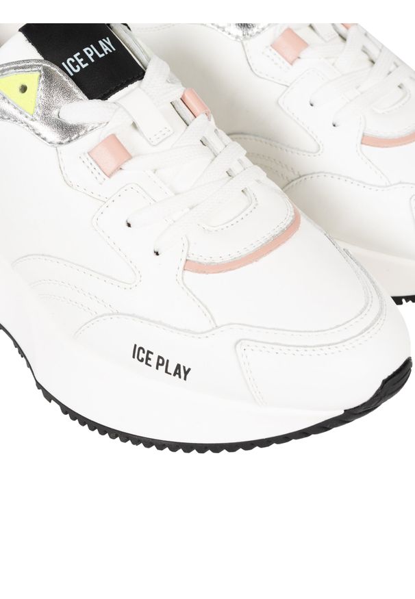 Ice Play Sneakersy | DOLPH002W3L1 | Kobieta | Czarny, Biały. Nosek buta: okrągły. Kolor: biały, czarny, wielokolorowy. Materiał: tkanina