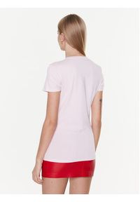 Liu Jo Sport T-Shirt TA3089 J5003 Różowy Regular Fit. Kolor: różowy. Materiał: bawełna. Styl: sportowy #5