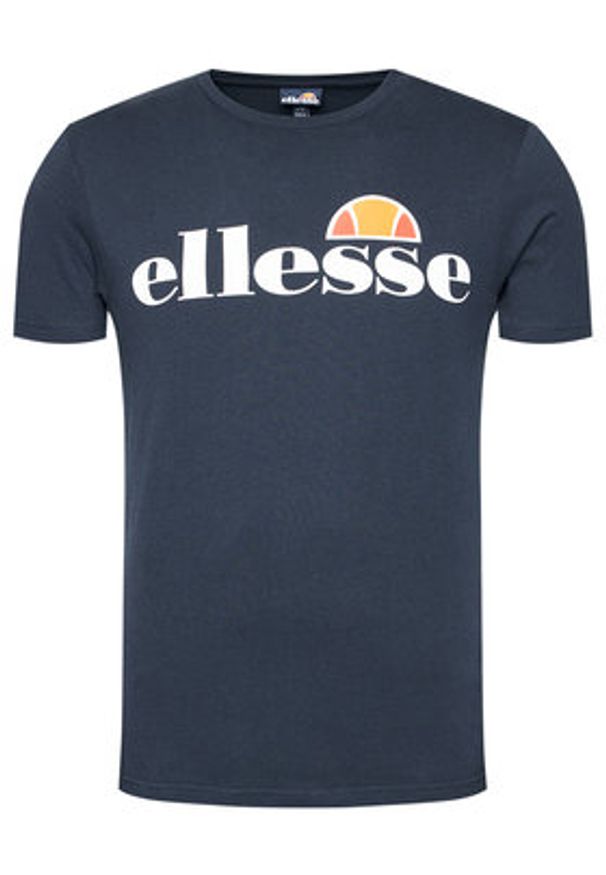 Ellesse T-Shirt Sl Prado SHC07405 Granatowy Regular Fit. Kolor: niebieski. Materiał: bawełna