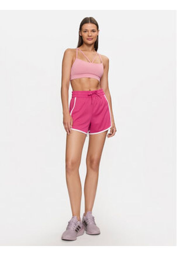 Reebok Szorty sportowe Id Train Knit Short 100022497 Różowy Regular Fit. Kolor: różowy. Materiał: syntetyk