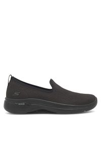 skechers - Skechers Półbuty 124855BBK Czarny. Kolor: czarny. Materiał: materiał