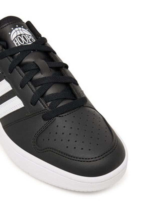 Adidas - adidas Sneakersy Hoops Classic KI1056 Czarny. Kolor: czarny. Materiał: skóra