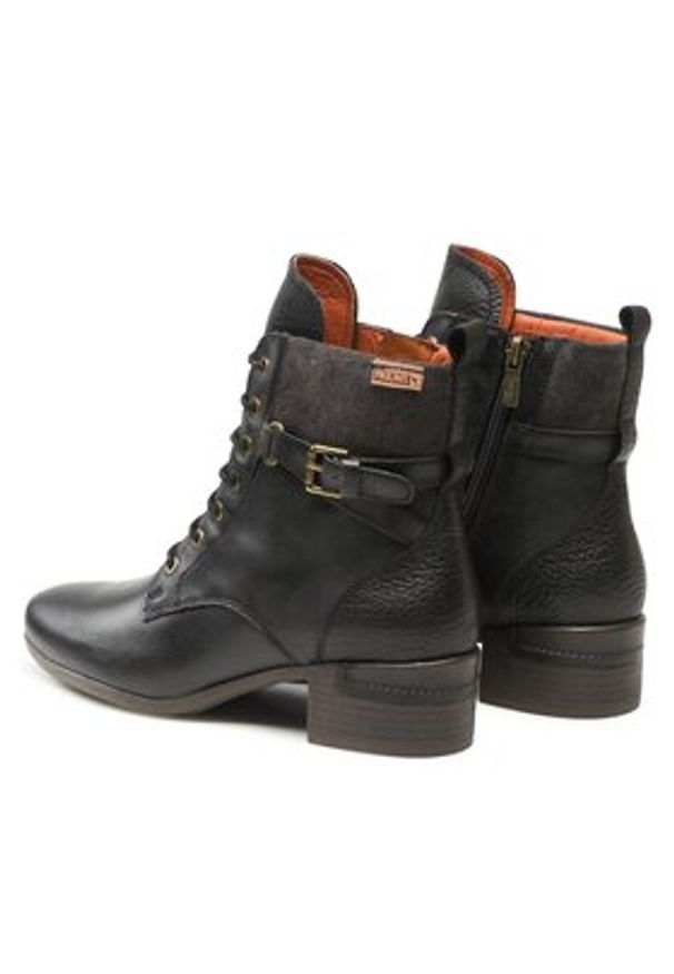 Pikolinos Botki W6W-8953C1 Czarny. Kolor: czarny. Materiał: skóra