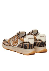 Pinko - PINKO Sneakersy Zoe 18B SS0175 P088 Beżowy. Kolor: beżowy. Materiał: skóra, zamsz #2
