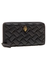 Duży Portfel Damski Kurt Geiger K Zip Around Wallet Eagle 1803000109 Black. Kolor: czarny. Materiał: skóra #1