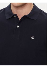 United Colors of Benetton - United Colors Of Benetton Polo 3089J3179 Granatowy Regular Fit. Typ kołnierza: polo. Kolor: niebieski. Materiał: bawełna #5