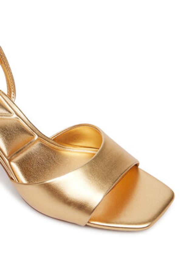 Aldo Sandały Andya 14295887 Złoty. Kolor: złoty. Materiał: skóra