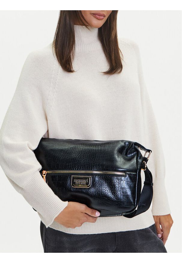 Monnari Torebka TORIMP0-24J-BAG4850-KM20D000-R00 Czarny. Kolor: czarny. Materiał: skórzane