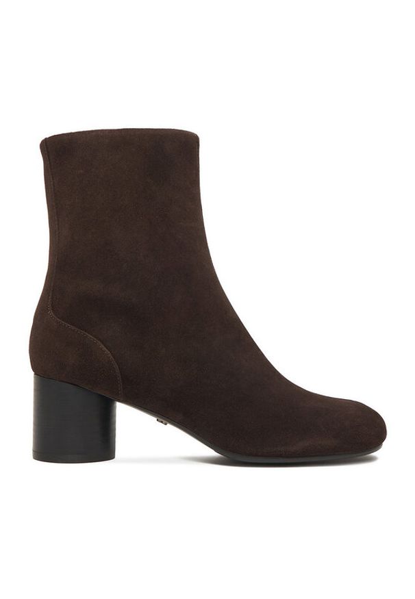 Gino Rossi Botki EO-HALA-VI887-03-8S Brązowy. Kolor: brązowy. Materiał: zamsz, skóra