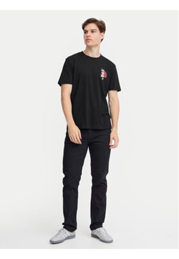 Blend T-Shirt 20717961 Czarny Regular Fit. Kolor: czarny. Materiał: bawełna