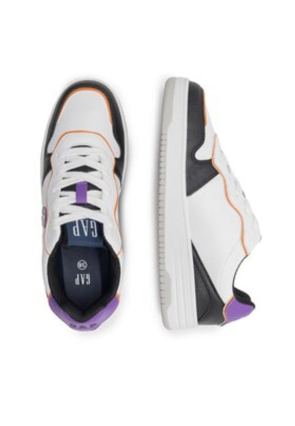 GAP - Gap Sneakersy GAC003F5SWWHIBGP Beżowy. Kolor: biały. Materiał: syntetyk