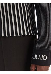 Liu Jo Sport Kardigan TA6116 MS55N Czarny Regular Fit. Kolor: czarny. Materiał: syntetyk. Styl: sportowy #5