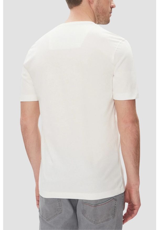 Aeronautica Militare - AERONAUTICA MILITARE Biały bawełniany męski t-shirt, Rozmiar XXL. Okazja: na co dzień. Kolor: biały. Materiał: bawełna. Styl: elegancki, casual, klasyczny, sportowy