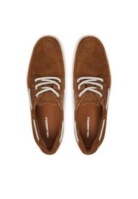 Karl Lagerfeld - KARL LAGERFELD Półbuty Kori KL21422 Brązowy. Kolor: brązowy. Materiał: skóra, zamsz #5