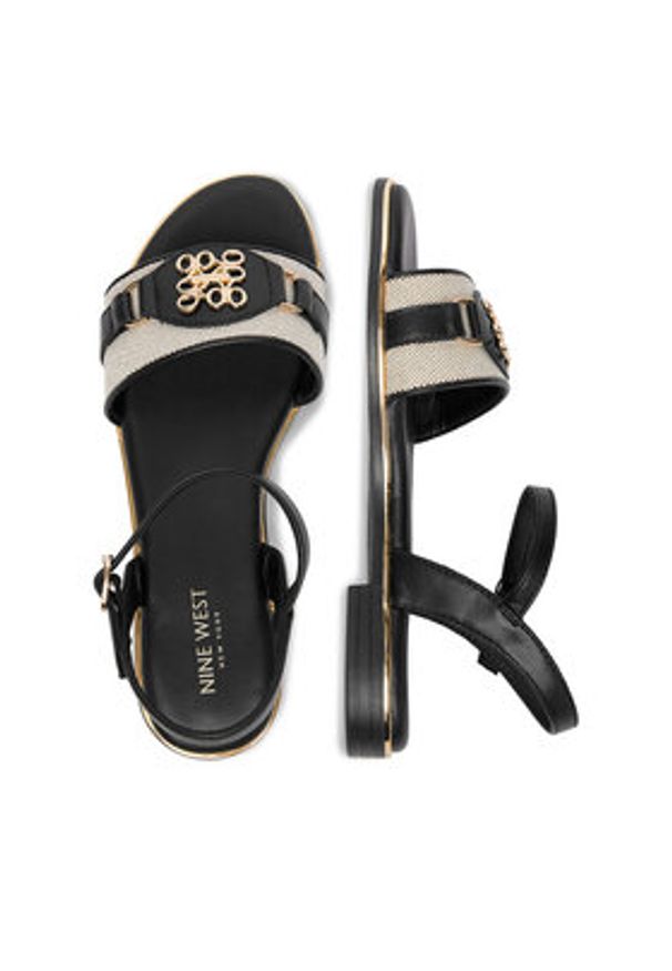 Nine West Klapki CEO-6165-33 Czarny. Kolor: czarny. Materiał: materiał