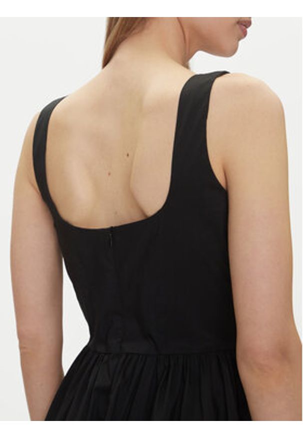 JDY Sukienka letnia Mio 15350930 Czarny Regular Fit. Kolor: czarny. Materiał: bawełna. Sezon: lato