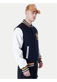 New Era Kurtka bomber Yankees MLB Floral 60596332 Granatowy Regular Fit. Kolor: niebieski. Materiał: wełna #8