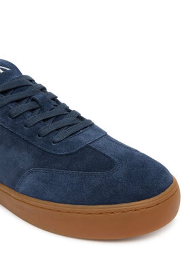 Calvin Klein Jeans Sneakersy Classic Cupsole Mg Su YM0YM01300 Granatowy. Kolor: niebieski. Materiał: skóra