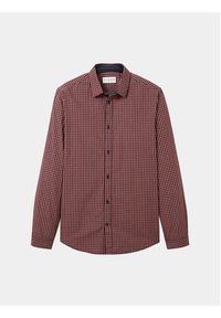 Tom Tailor Koszula 1037436 Bordowy Regular Fit. Kolor: czerwony. Materiał: bawełna #2
