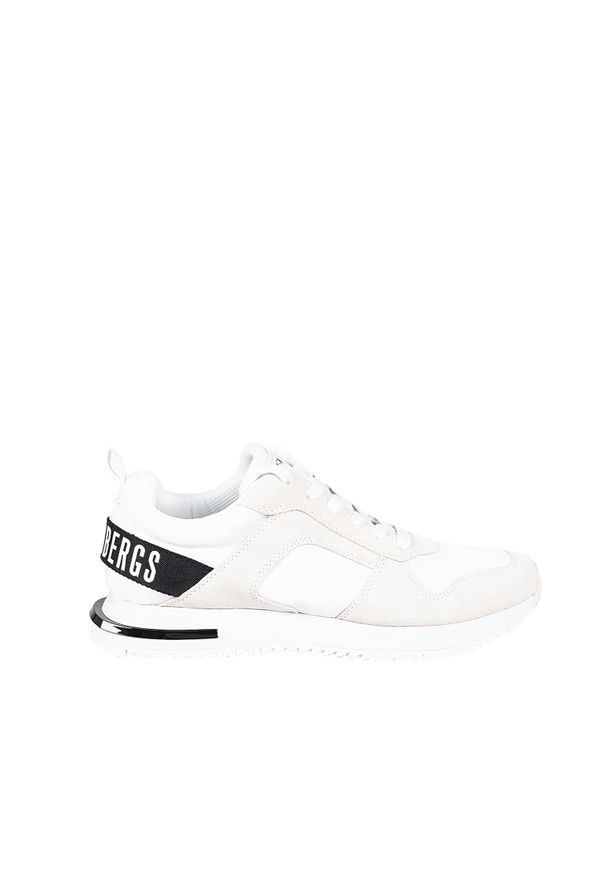 Bikkembergs Sneakersy "Harmonie" | B4BKW0040 | Harmonie | Kobieta | Biały, Beżowy. Kolor: biały, wielokolorowy, beżowy. Materiał: materiał, skóra. Wzór: aplikacja