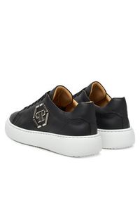 Philipp Plein - PHILIPP PLEIN Sneakersy PAES MSC4022 Czarny. Kolor: czarny. Materiał: skóra #4