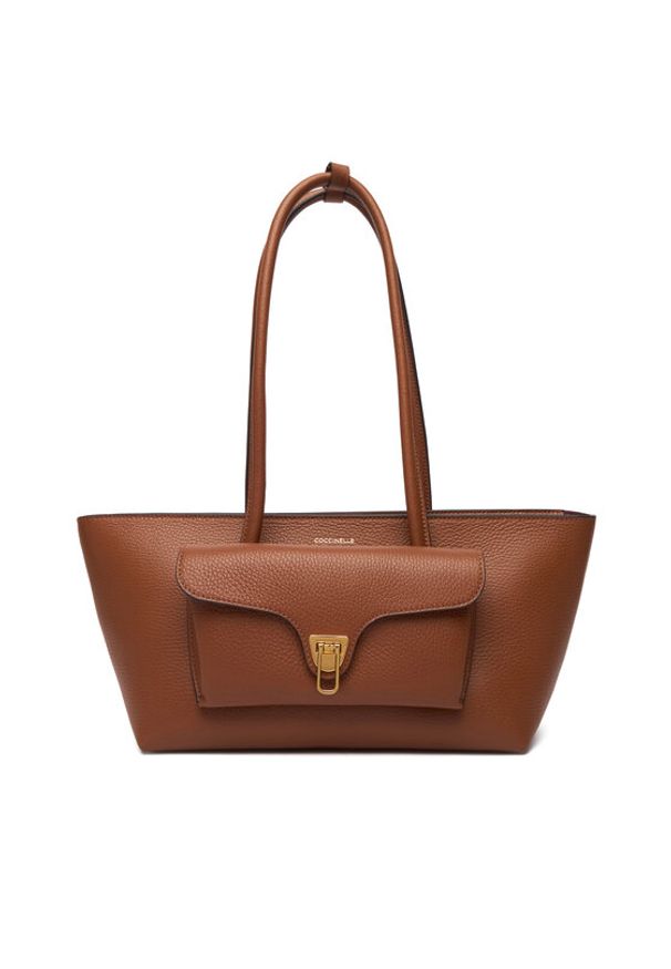 Coccinelle Torebka T8A Coccinelle Double Beat E1 T8A 11 03 01 Brązowy. Kolor: brązowy. Materiał: skórzane