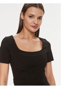 Guess Sukienka codzienna W4RK15 KBJP2 Czarny Regular Fit. Okazja: na co dzień. Kolor: czarny. Materiał: wiskoza. Typ sukienki: proste. Styl: casual #5