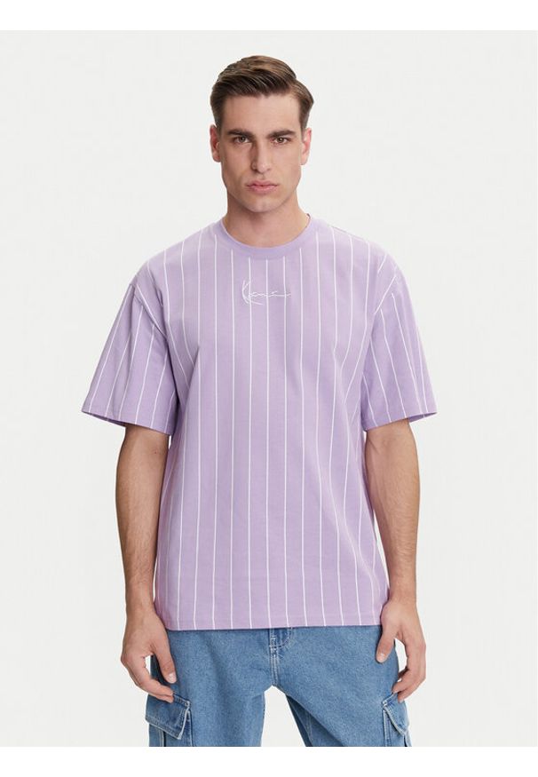 Karl Kani T-Shirt PD00005364 Fioletowy Relaxed Fit. Kolor: fioletowy. Materiał: bawełna