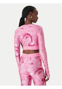Versace Jeans Couture Bluzka 80HAH218 JS532 Różowy Slim Fit. Kolor: różowy. Materiał: syntetyk #3