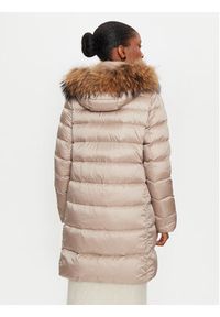 Hetrego - Hetregó Kurtka puchowa Leonie 8N603M Beżowy Regular Fit. Kolor: beżowy. Materiał: syntetyk #5